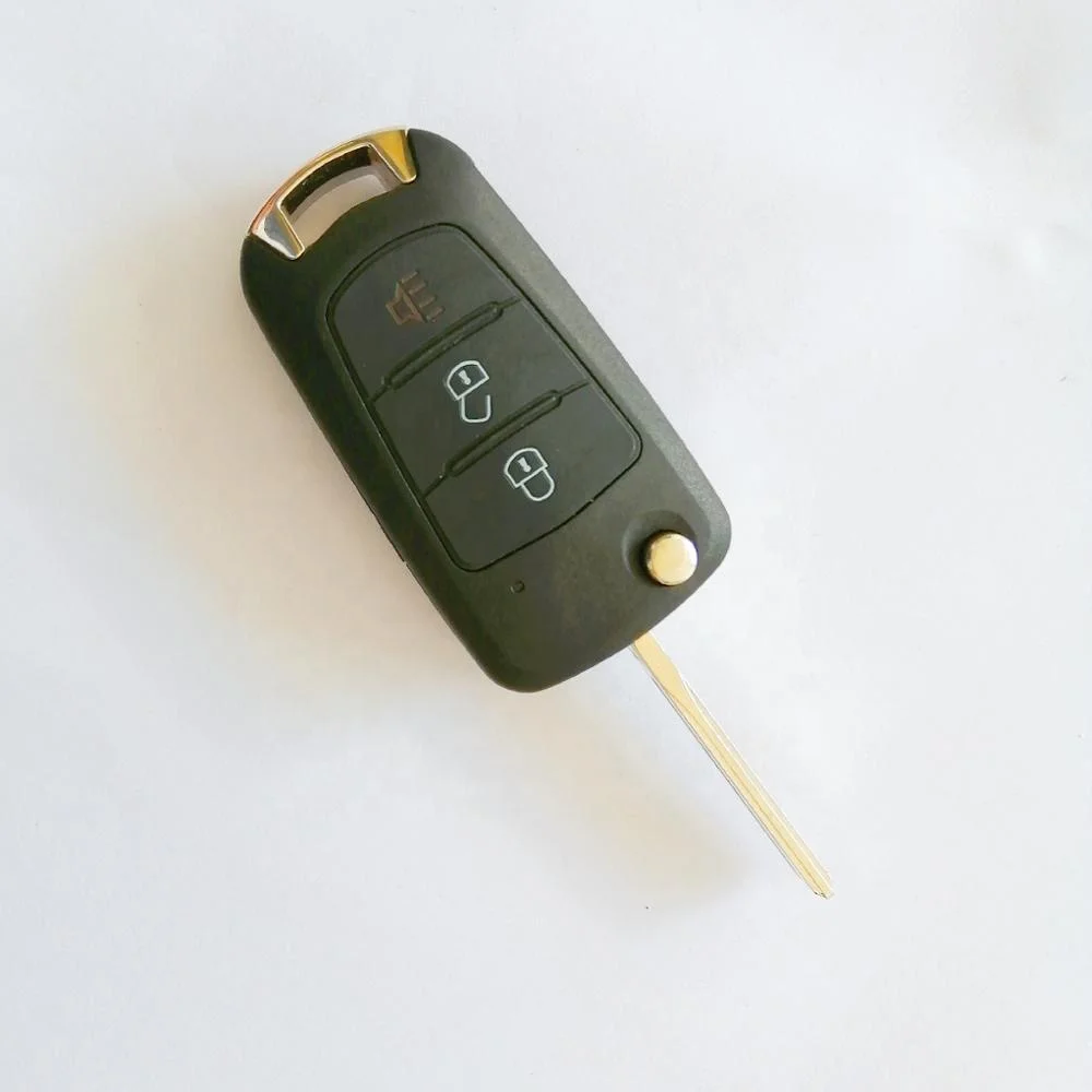 for GREAT WALL WINGLE STEED 5 6 HAVAL HOVER H5 3 Buttons Uncut Brass Blade Remote Blank Key Shell