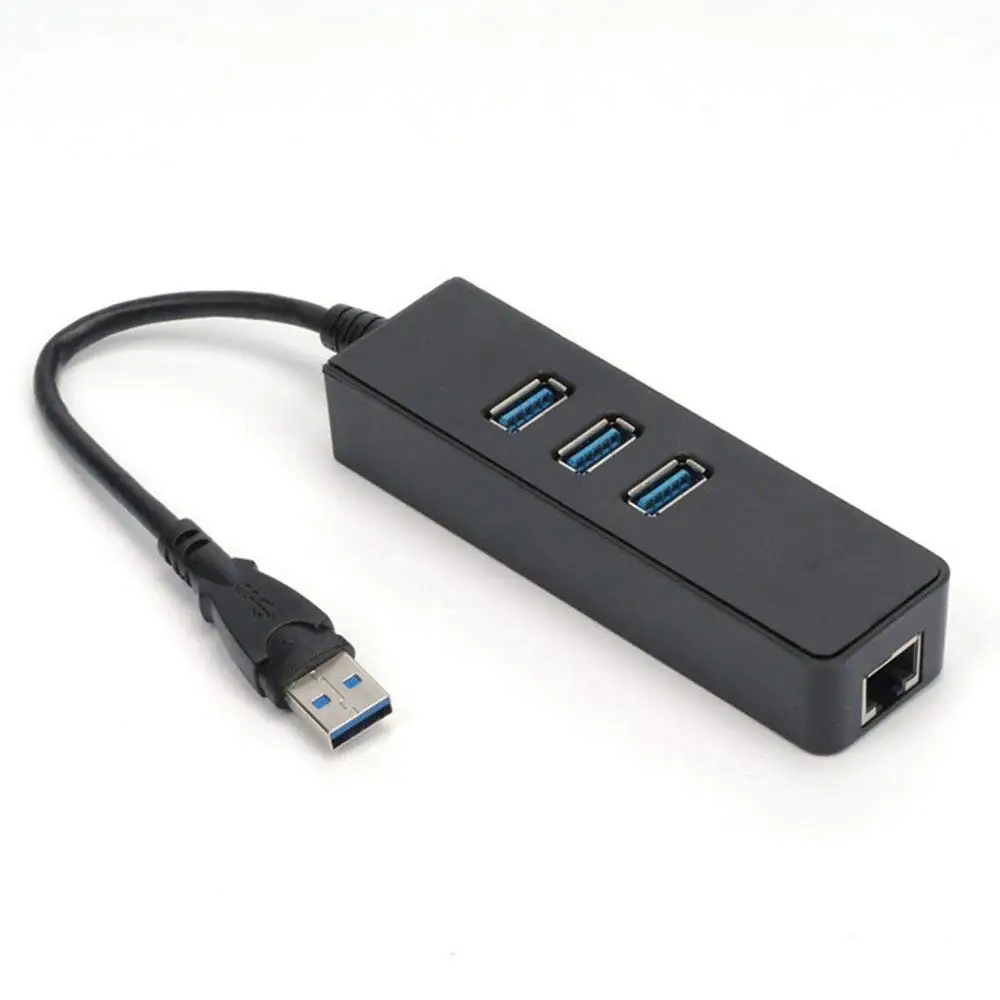 C концентратор Многофункциональный USB 3,0 3 в 1 гигабит Ethernet концентратор