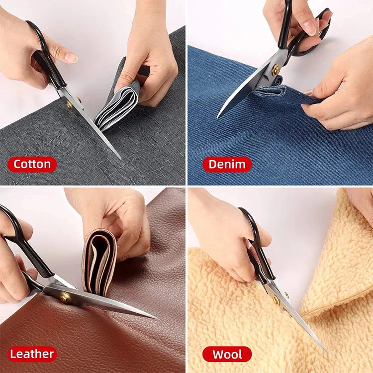 High Professional Tailor Shears Heavy Duty Sewing  Fabric Scissors Office Scissors Sharp Tailor Dressmaker