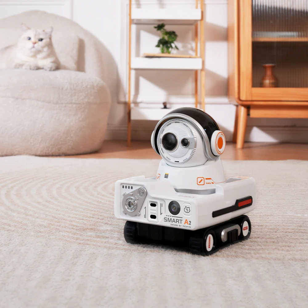 PICKFUN pet cam, pet camera robot, clever dog camera, cat cam with app, vlog camera, pet monitoring camera for vlogging