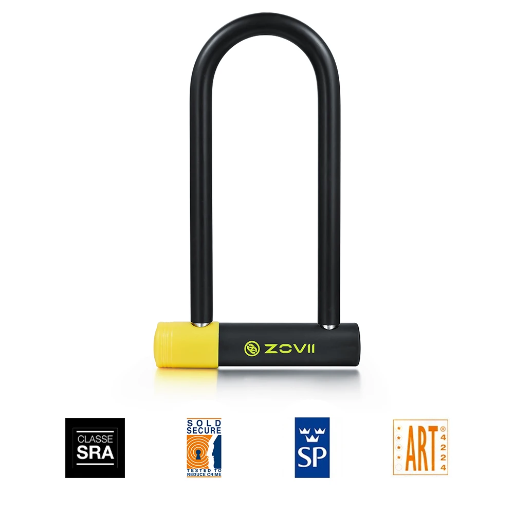 Manufacture Wholesales Anti Theft U Lock Bicycle Corrosion Resistance Bicycle Safety Lock Siren Alarm Lock