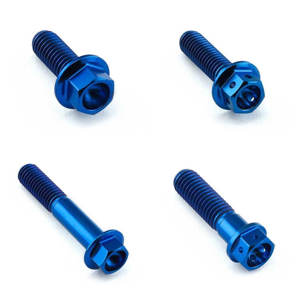 Baoji Racing Miniature Ultrasonic Ktm Gr5 Torx Flange Motorcycle M3 M4 M8 Titanium Screws