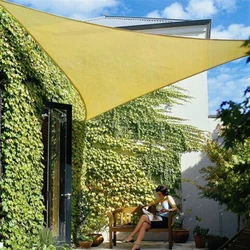 Custom shading rate shade sail / 6 pin 150gsm & 180gsm hdpe fabric outdoor garden shade sail