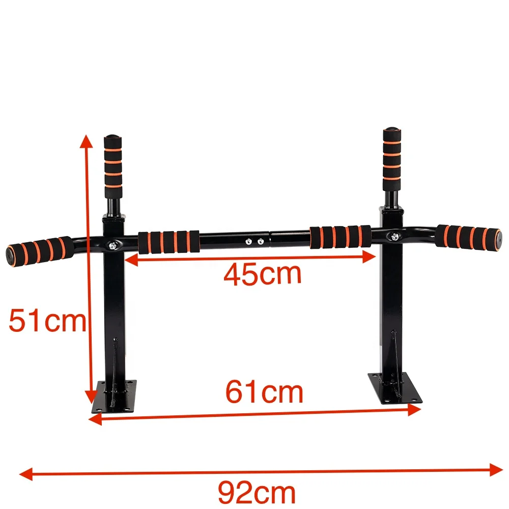 Wholesale OEM Wall Mounted Pull-Up Bar Foam Chin-Up Bar for Gym Fitness Sports Indoor Exercise Home Body Training