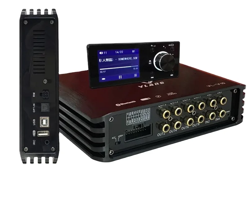 Hot Selling 31 EQ class A/B car audio amplifier processor stereo DSP