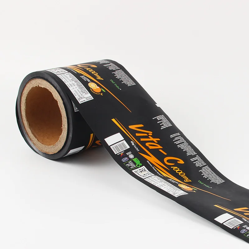 Packaging supplier Custom printed  food aluminum barrier Packaging plastic film transparent pet film in roll