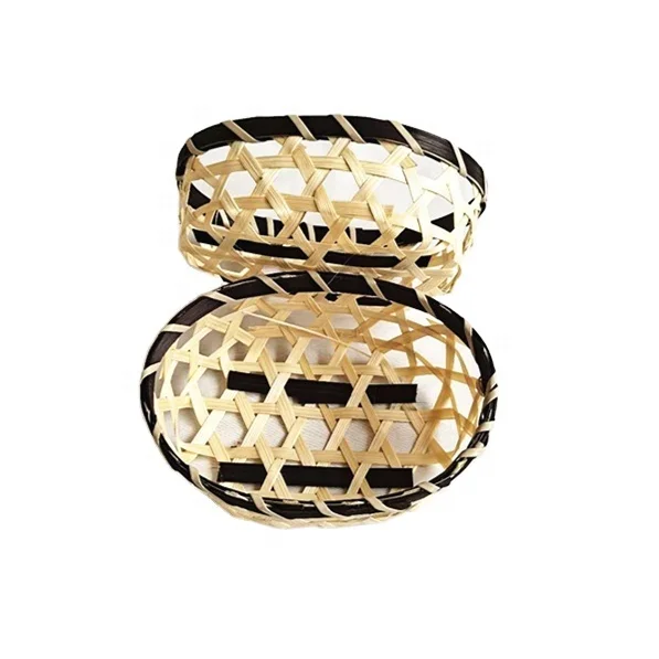 Home retro hand-woven basket fruit snack basket
