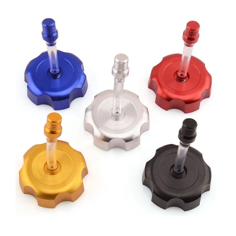 Fashion Pretty CNC Aluminum Gas Fuel Tank Cap Cover For Kayo Bse Chinese CRF TTR KLX Dirt Pit Bike Parts