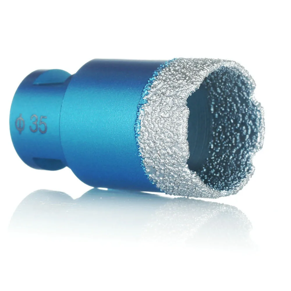 M14 Steel Diamond Core Drill Bit Set Vacuum Brazed Tiles Cutting Bit & Hole Saws Kit for Concrete Granite Marble Glass