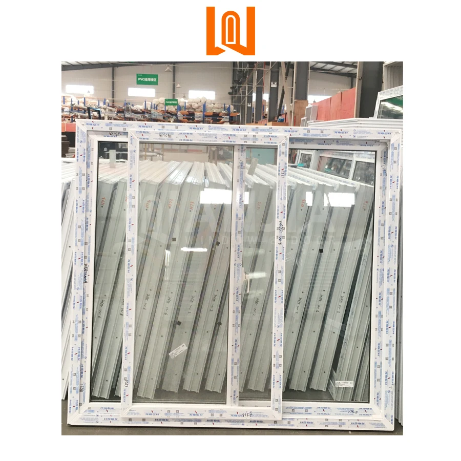 Horizontal Customized Kitchen uPVC Sliding Window Engineered Vinyl Sliding Windows