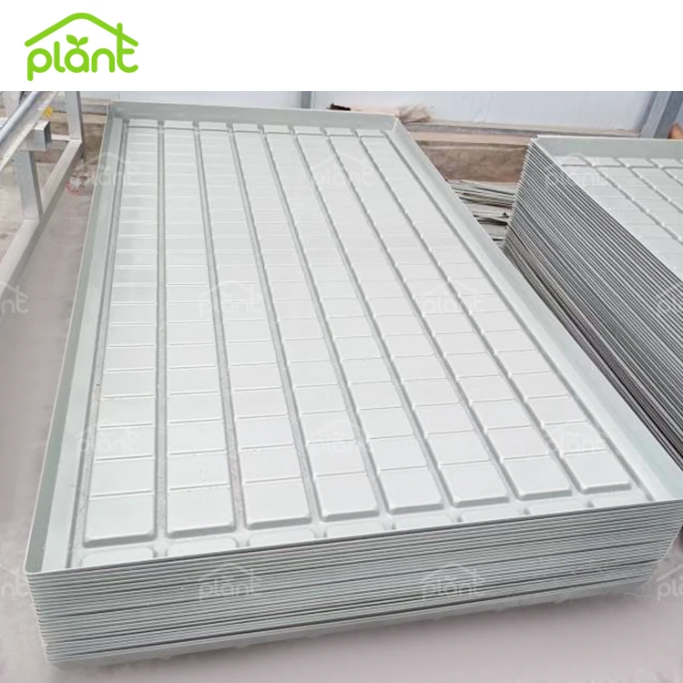 Ebb and flow tables growing greenhouse benches hydroponic flood tray ABS seedling trays