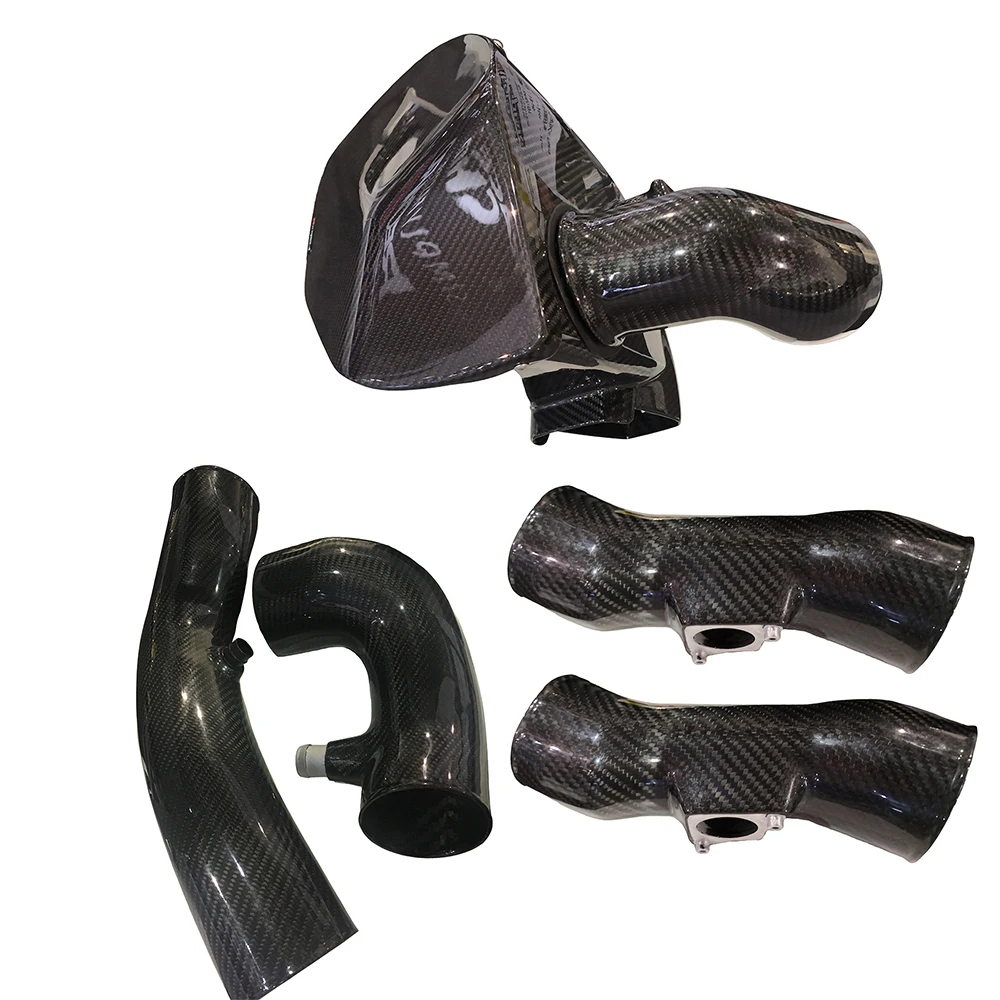 Customization High Strength Carbon Fiber Mold Special Shaped Parts Heat Resistant Intake Pipe Carbon Fiber Parts Tube