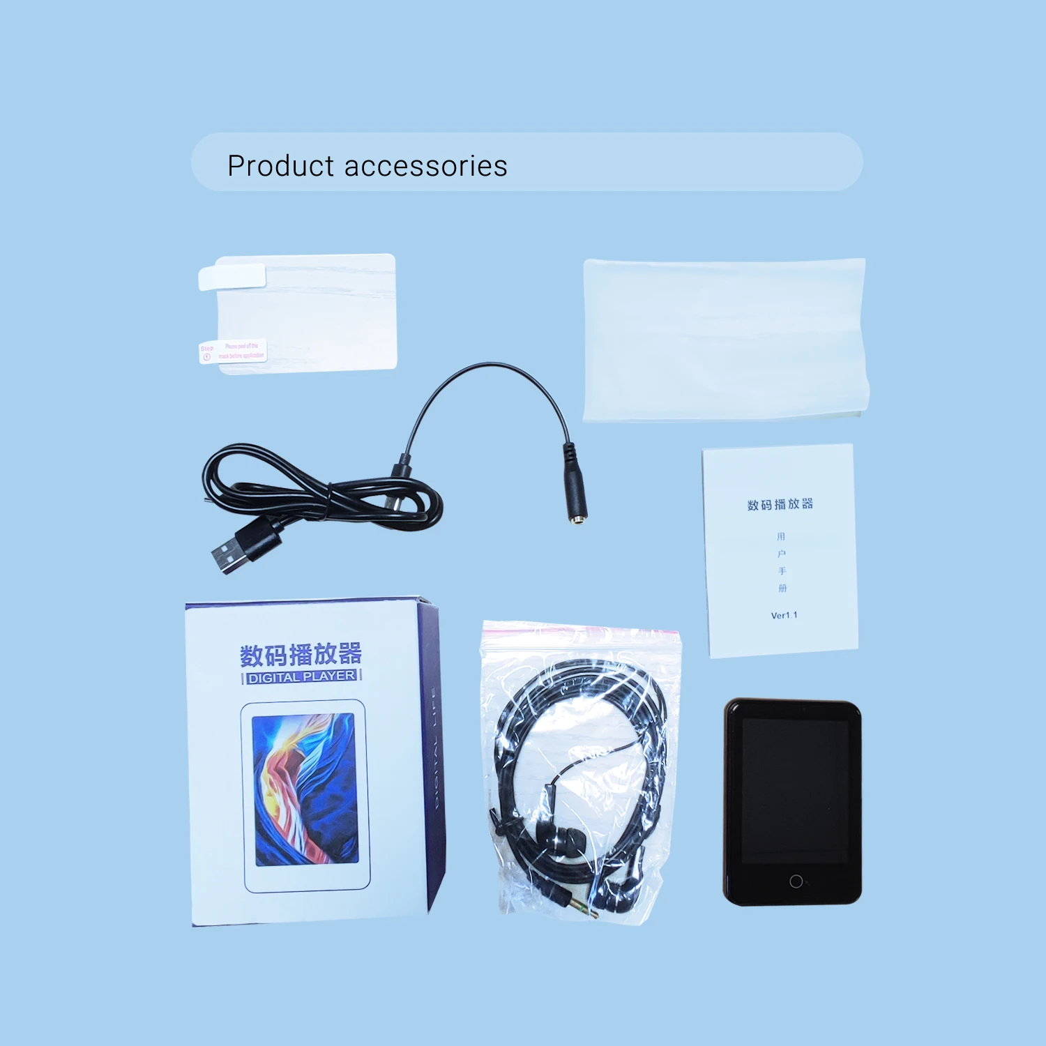 Amazon Hot sales 2.8 inch  Youtube cartoon BT Music Video kids educational android Wifi Mp3 players