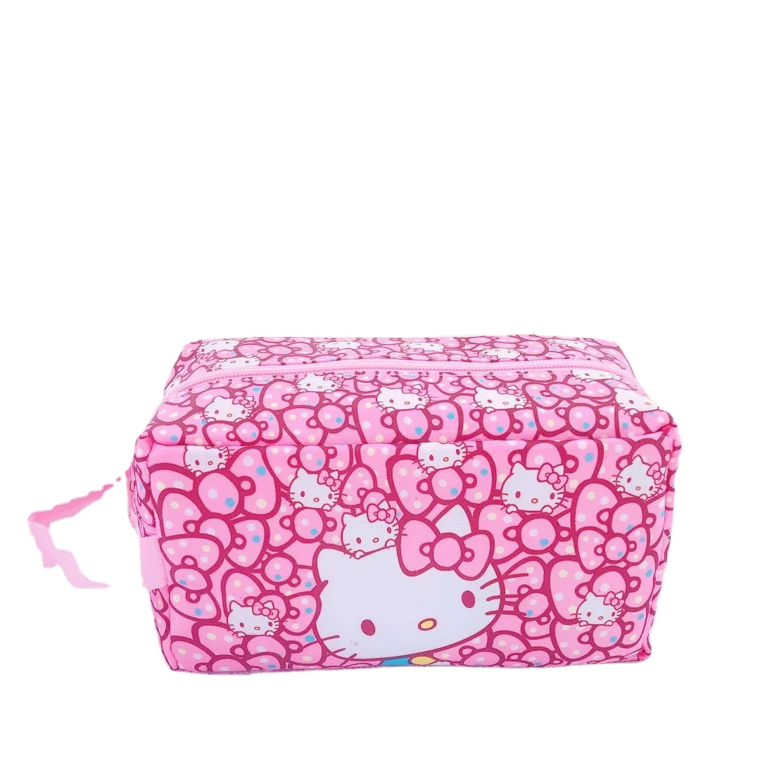 Cartoon Pencil Case Large Capacity Stationery Student Pen Bag Anime Cartoon Storage Bag Girl