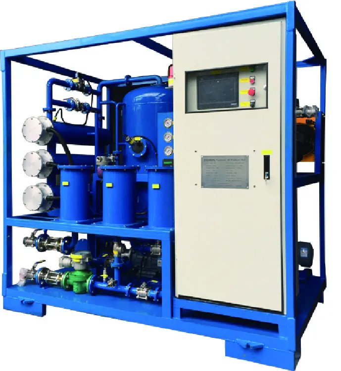 efficiency transformer cooling coolant oil filter machine double stage vacuum transformer oil dehydration degassing purifier