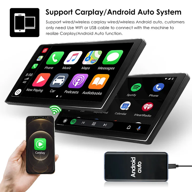 Сенсорный экран 9 дюймов Wi-Fi Bluetooth Carplay Gps Android автомобильный аудио стерео радио мультимедийный плеер для SsangYong Kyron 2005 ~
