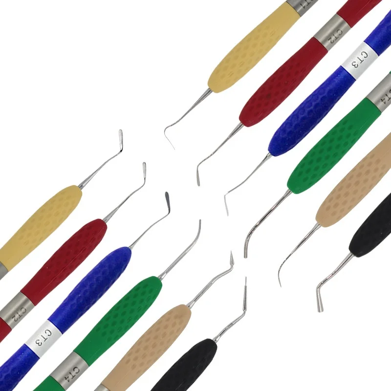 Dental Instrumental Aesthetic Restoration  Dental Composite Endodontic Hand Pluggers for Resin Shaping Aesthetic Restoration