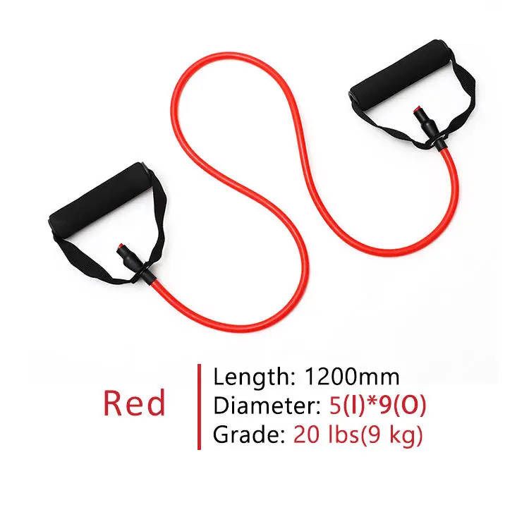 Wholesale Elastic Bands Rope Fitness 100% Natural Latex Long Pedal Resistance Bands