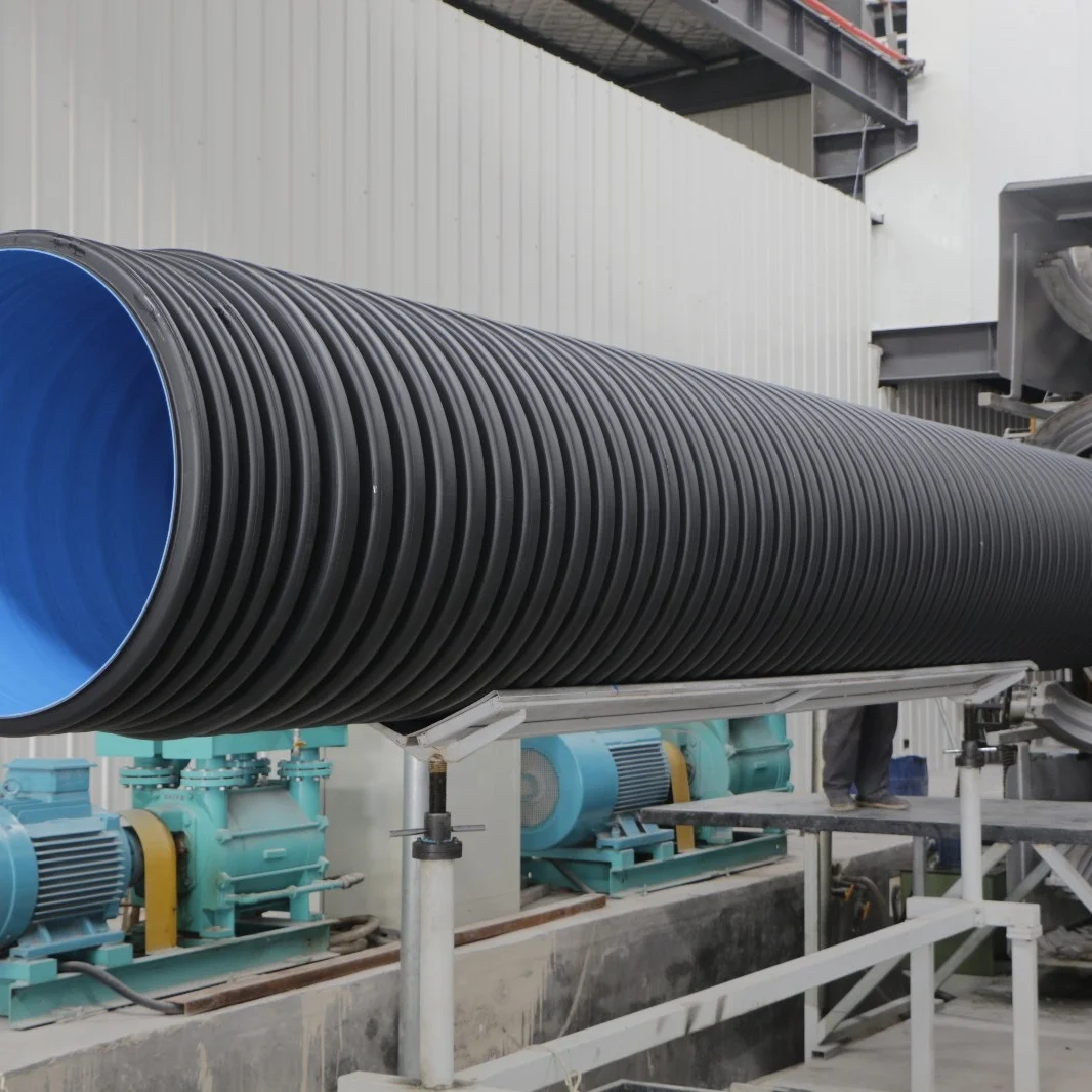 200 мм 300 500 600 800 1000 1200 6 дюймов Sn4 Sn8 подземный Hdpe с двойными стенками сильфонная дренажная труба по цене