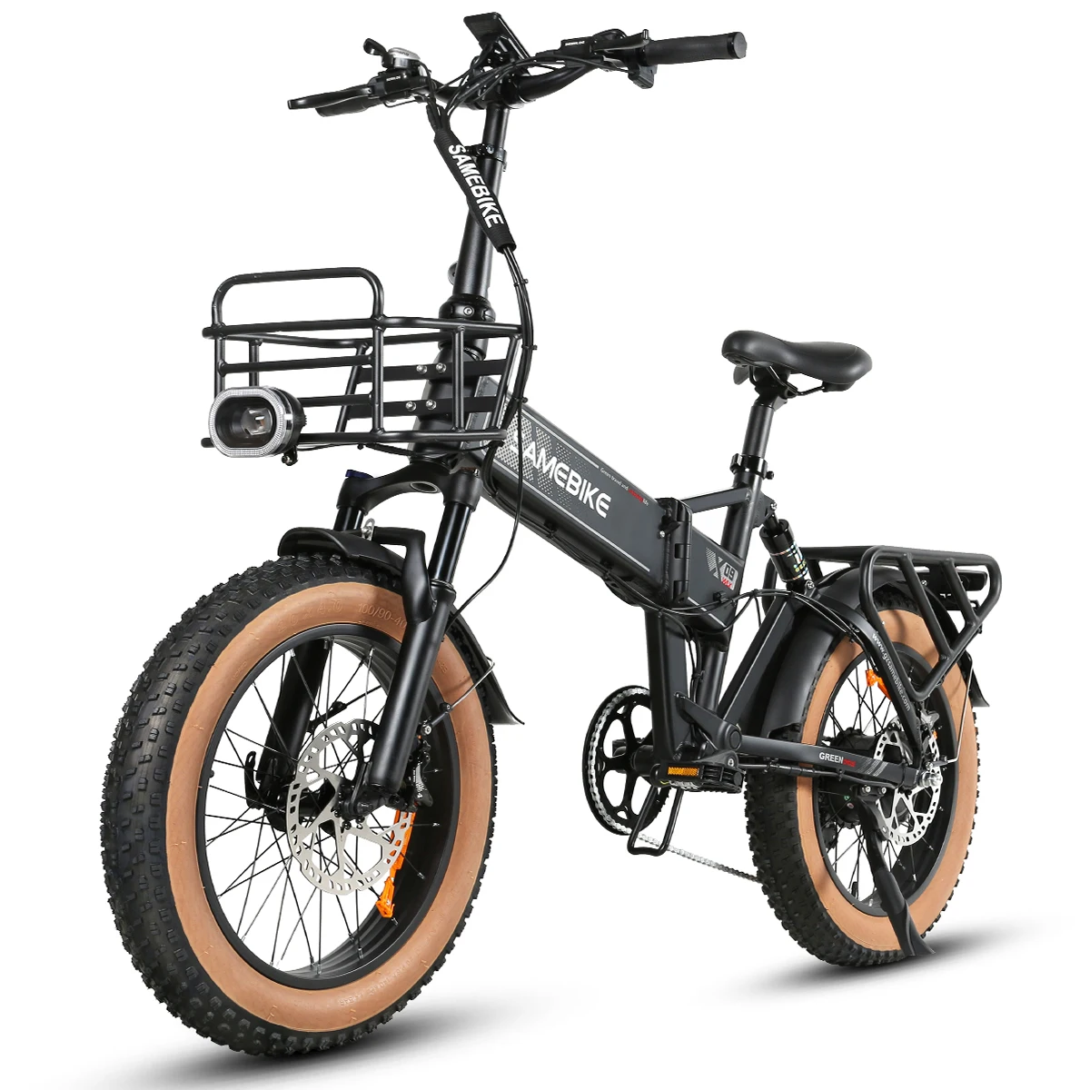 SAMEBIKE USA Spot 20 inch Fat Tire Electric Bicycle Powerful 48V15AH 1000W Fat Bike XWLX09-II
