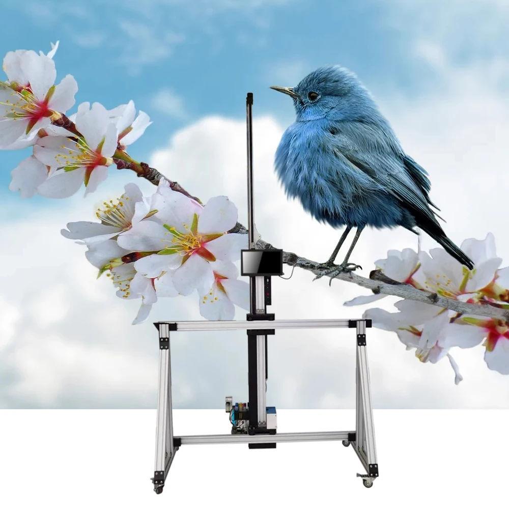3D HD UV Art wall painting inkjet printer for large size automatic splicing of indoor and outdoor underground walls