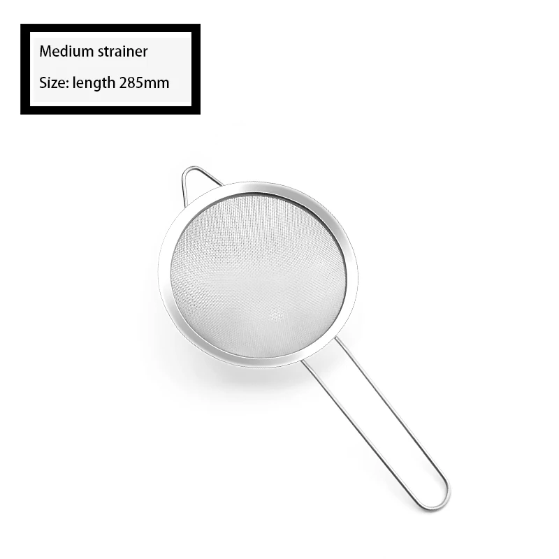 
Colander Pure kitchen strainer Kitchen Gadget Stainless Steel Soy Milk Juice filter Fine Mesh Strainer 