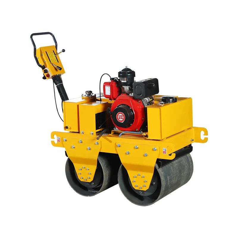 Road roller gasoline Double scroll wheel strength