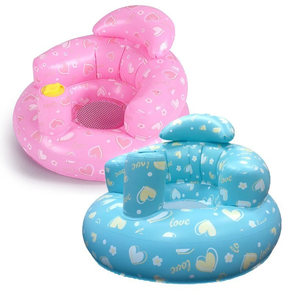 Bathroom Baby Shower Inflatable Bath Chair Living Room Inflatable Seat Chairs For Children And Toddlers