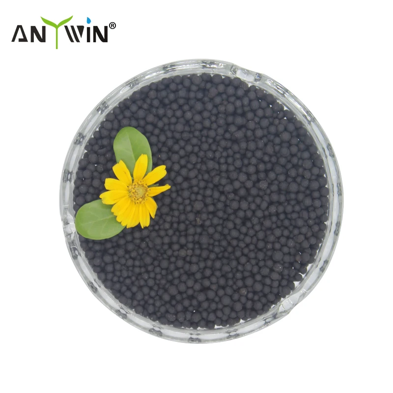 Free Sample Black Granular Water Soluble Bulk wholesale Granular compound NPK fertilizer prices