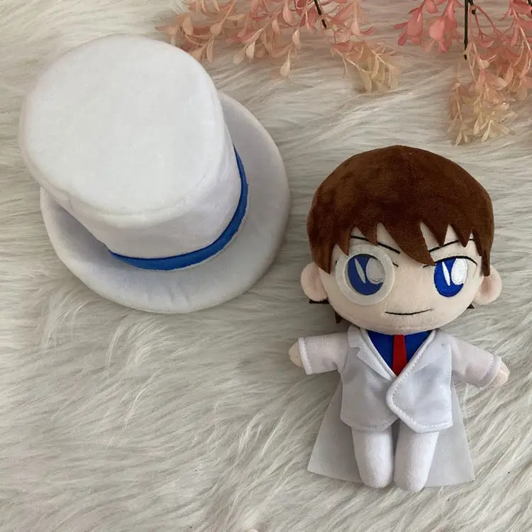 SS 20CM Detective Conan Anime Mouri Ran Conan Edogawa Kaitou Kiddo Plushie Plush Toy Doll