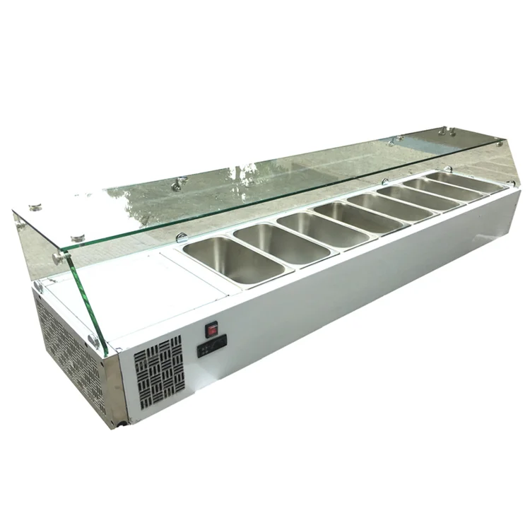
GN1/4 Table Top Salad Bar Refrigerator 1.35m 