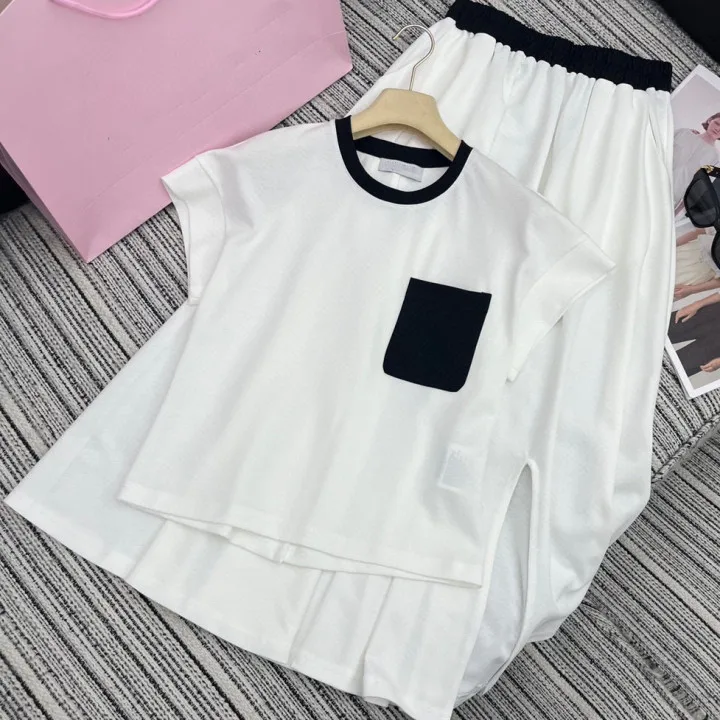 2024 wholesale top quality luxury brand clothing 2 piece set women summer short sets
