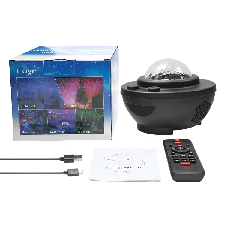 Bluetooth Remote Starry Sky Star Laser Night Light Projector With