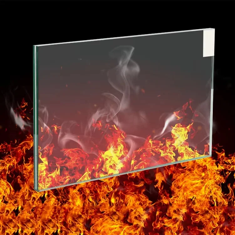Waterproof Building Designed Fireproof Construction Decorative Safety 8mm laminated glass Building Glass