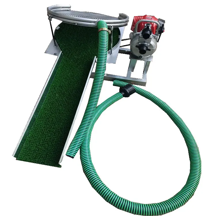 Convenient gold panning machine  small gold processing mobile sand gold machine