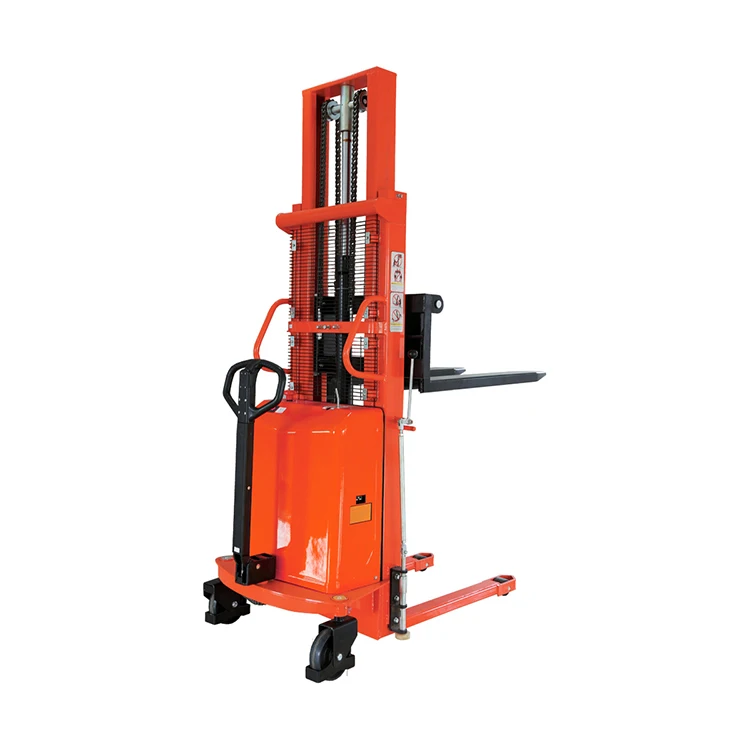 China Manufacturer Electric Auto Stacker 425 Kg Stacker Pump Max Lift Provided Forklift Semi Electric Stacker