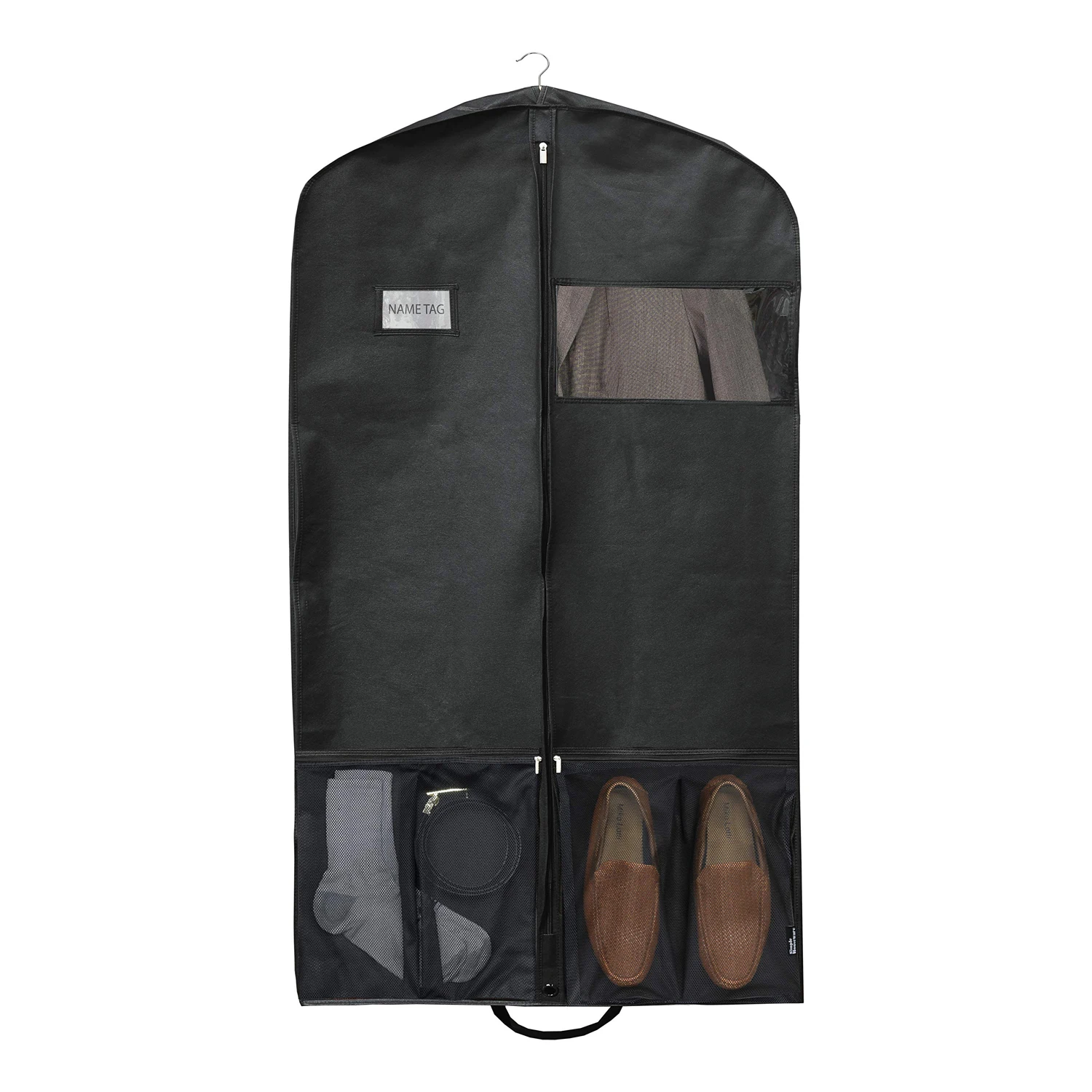 Dust Proof Hanger Suit Cover Garment Bag Non Woven Travel Garment Suit Bag