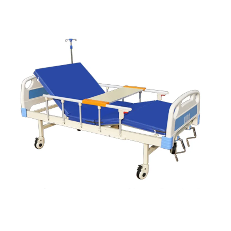 
Cheap prices all dimensions 2 cranks manual hospital bed furniture with side rails for sale 