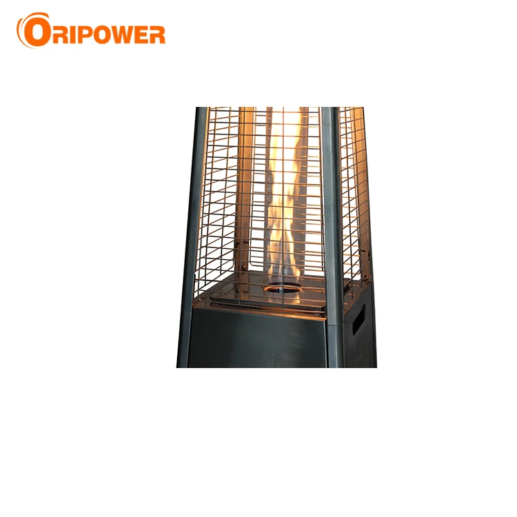 glass tube outdoor patio heater real flame pyramid outdoor gas patio heater CE approved