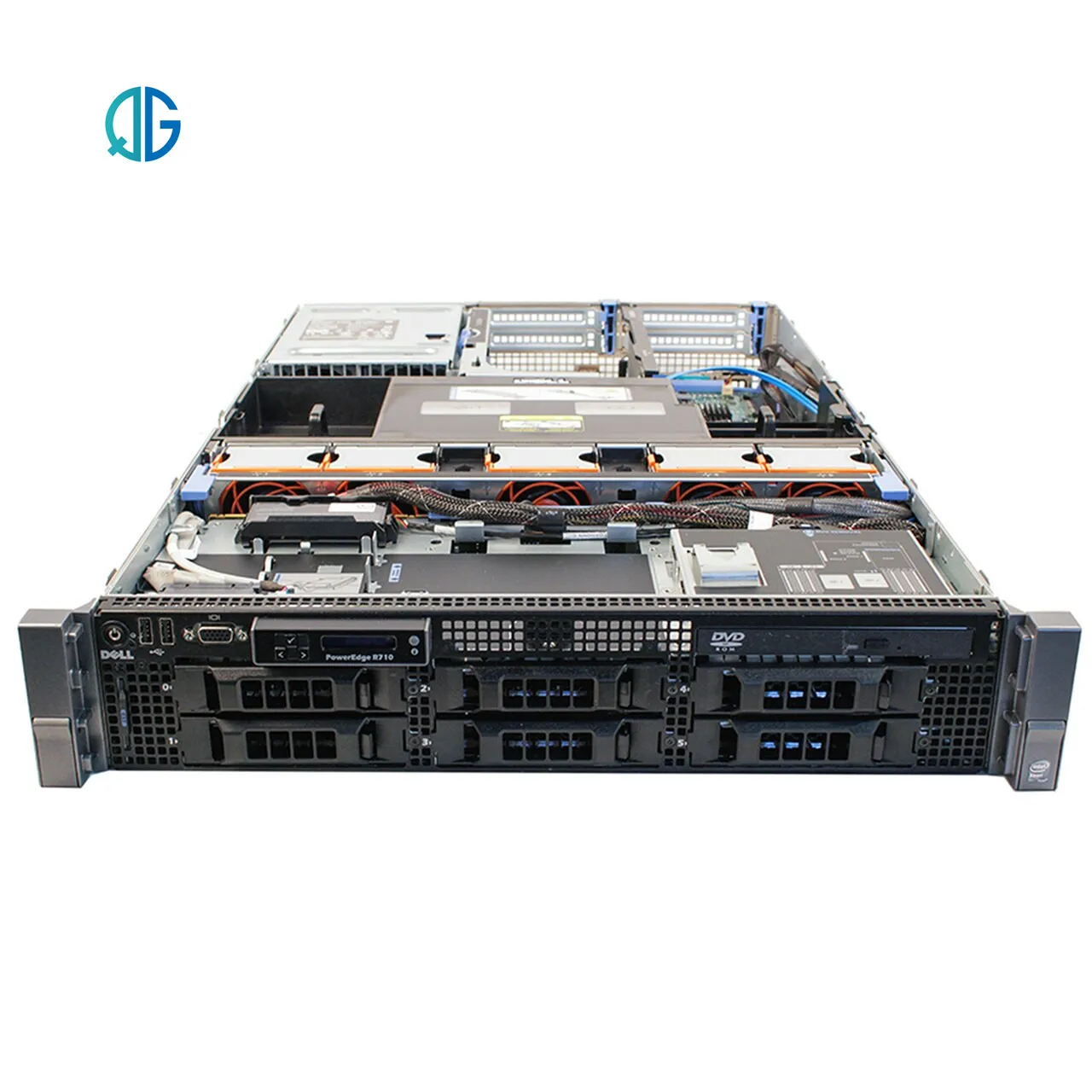  Б/у Сервер Dell PowerEdge R710 с процессором X5660 в