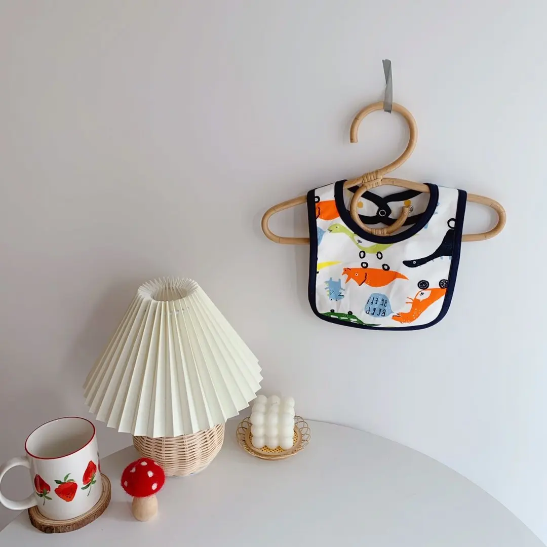 hot sale Baby Bib White Printable Part colored Edged Personalized Custom Baby Bibs