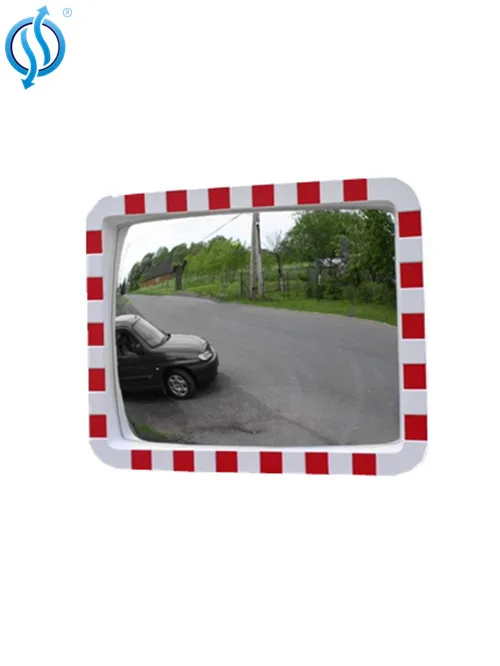 Outdoor Plastic Wide Angle Convex PC Mirror Corner Blind Spot Security And Safety Mirror with Adjustable Bracket