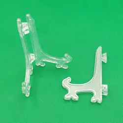 3 or 4 inch Clear Plastic Display Stand Holders to Display Baseball, Basketball, Hockey, Sports cards, Gaming & Trading Cards