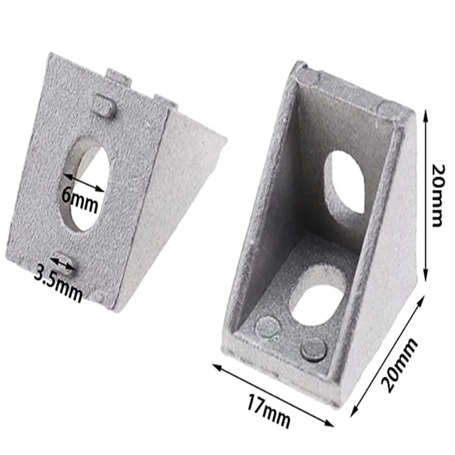 Good price with factory Inside Corner Bracket for 4040 Aluminum Extrusion Profile With T Slot
