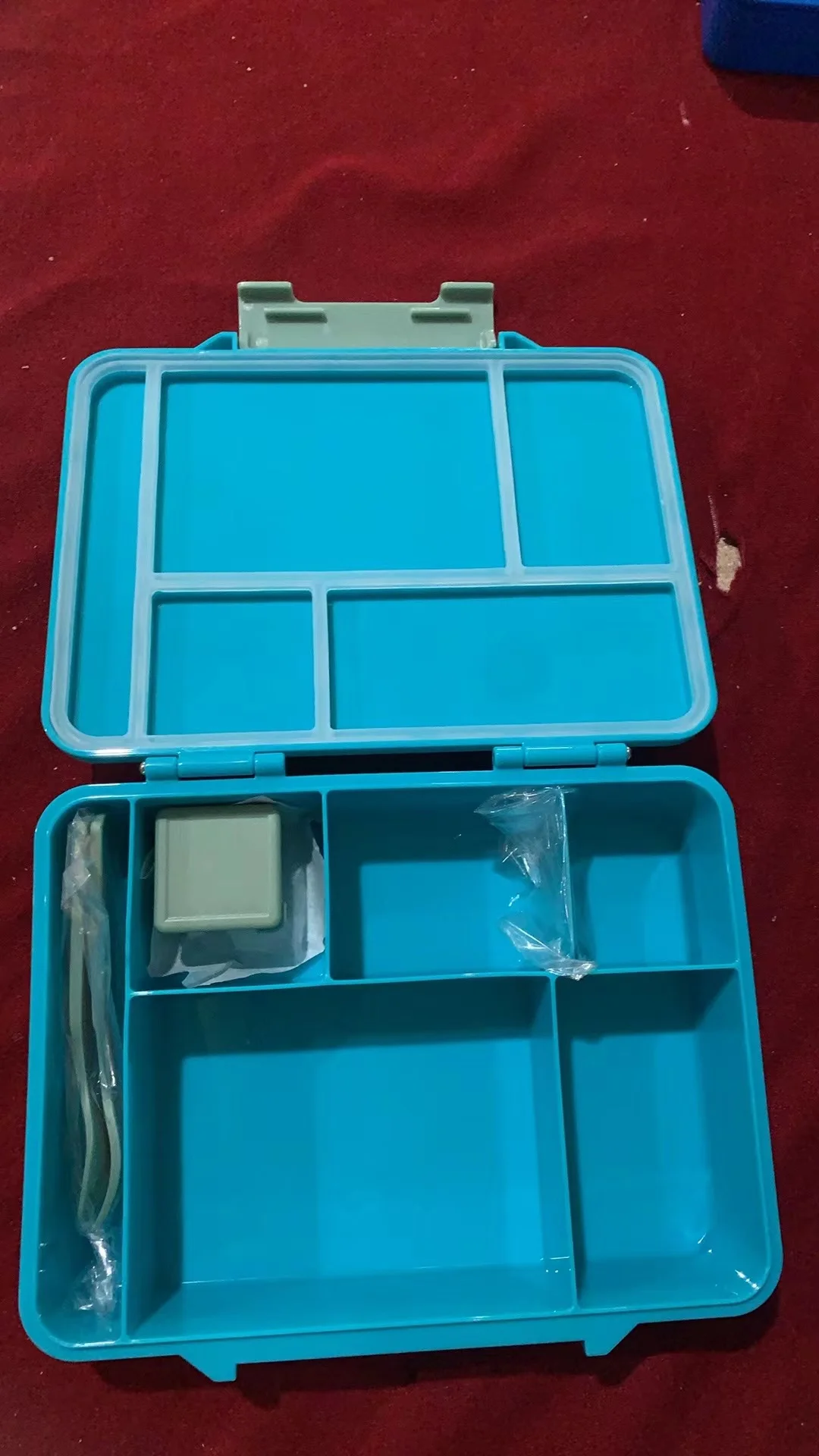 AOHEA new kid bpa free pp compartments Microwaveable bento lunch box for kids leakproof bentos 5 compartment small boxes