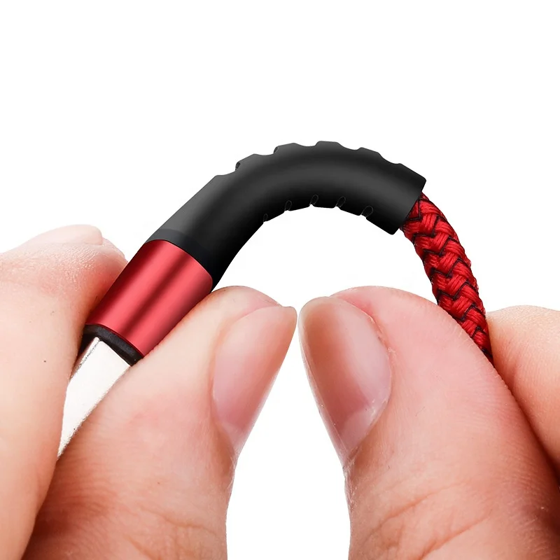 
Nylon Braided 5AMP Type-C Fast Charging Data Cable 