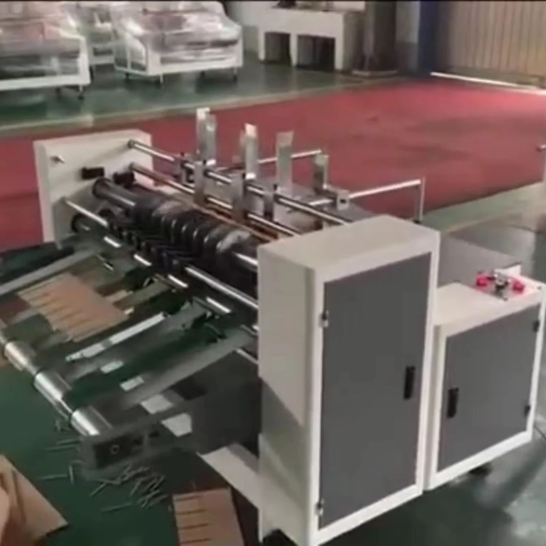 automatic corrugated board assembler partition slotter machine
