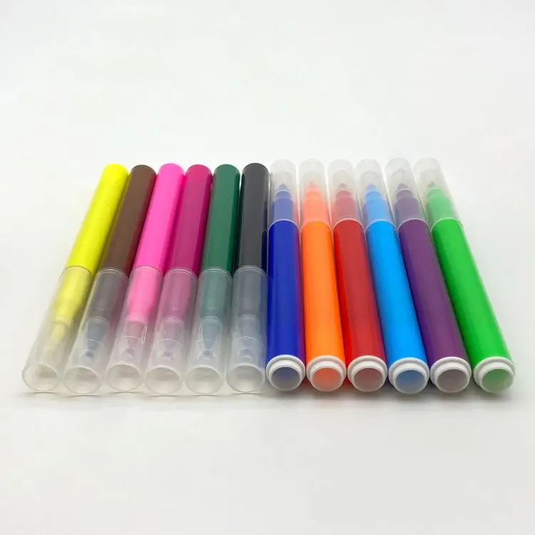 Supplier customized logo felt tip calligraphy brush pen set soft water color art marker for water watercolor painting