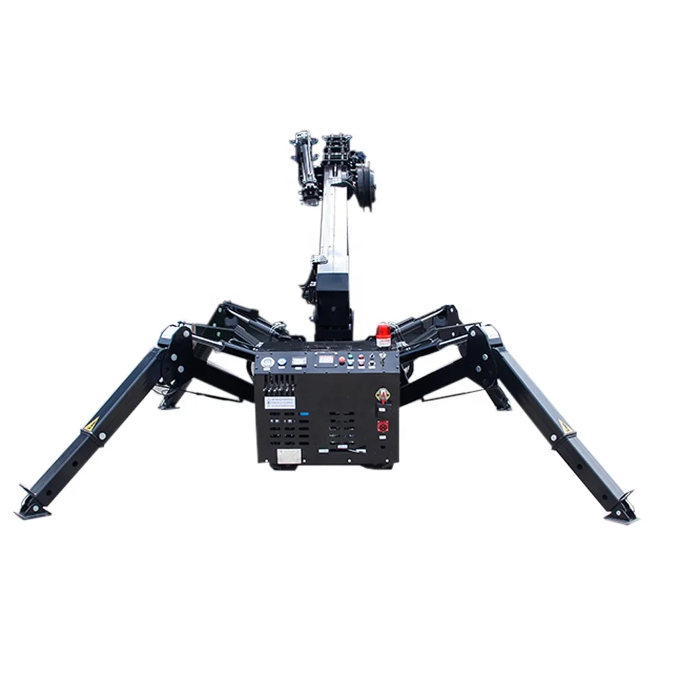 Construction Use 360 Degree Beta Small Mobile Electric Crane Price 3 Ton Mini Spider Crane