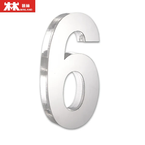 Acrylic Numbers Home Address Signs for House Hotel Office Garden Outdoor Decorative